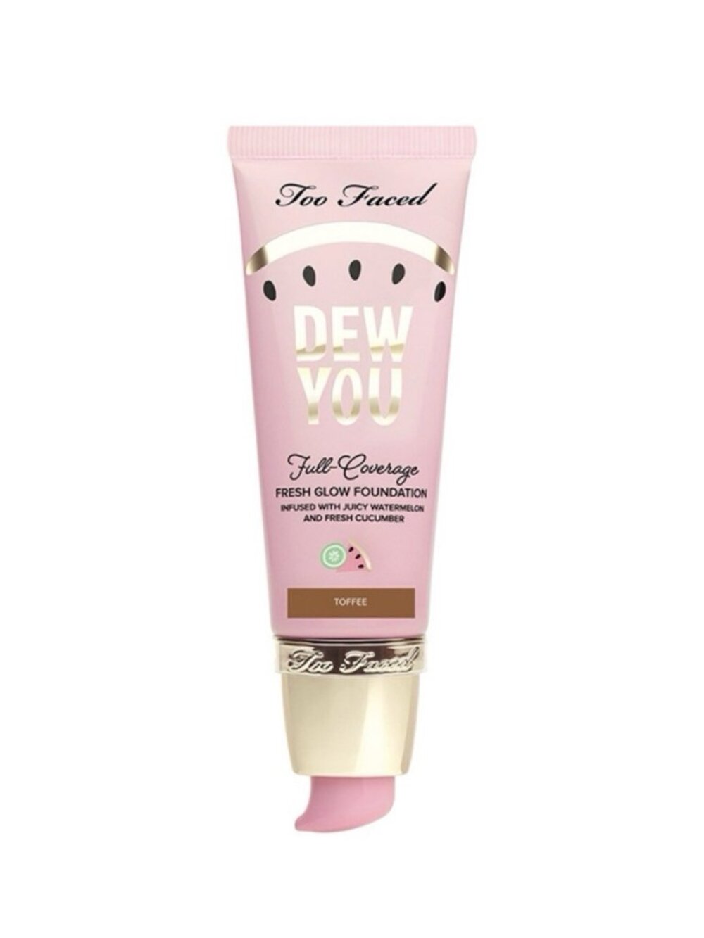 TOO FACED Tutti Frutti Dew You Fresh Glow Foundation TOFFEE 1.35 fl oz